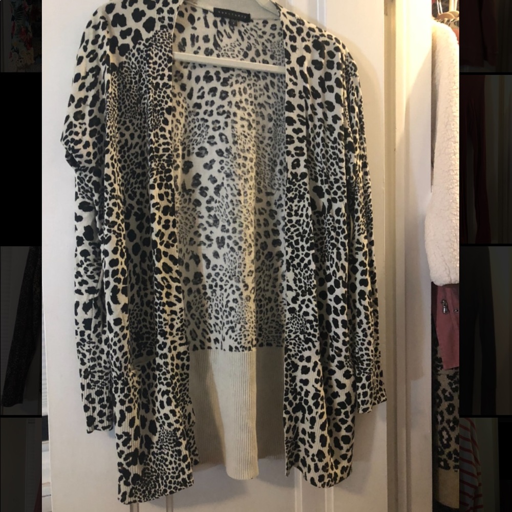 sanctuary leopard cardigan